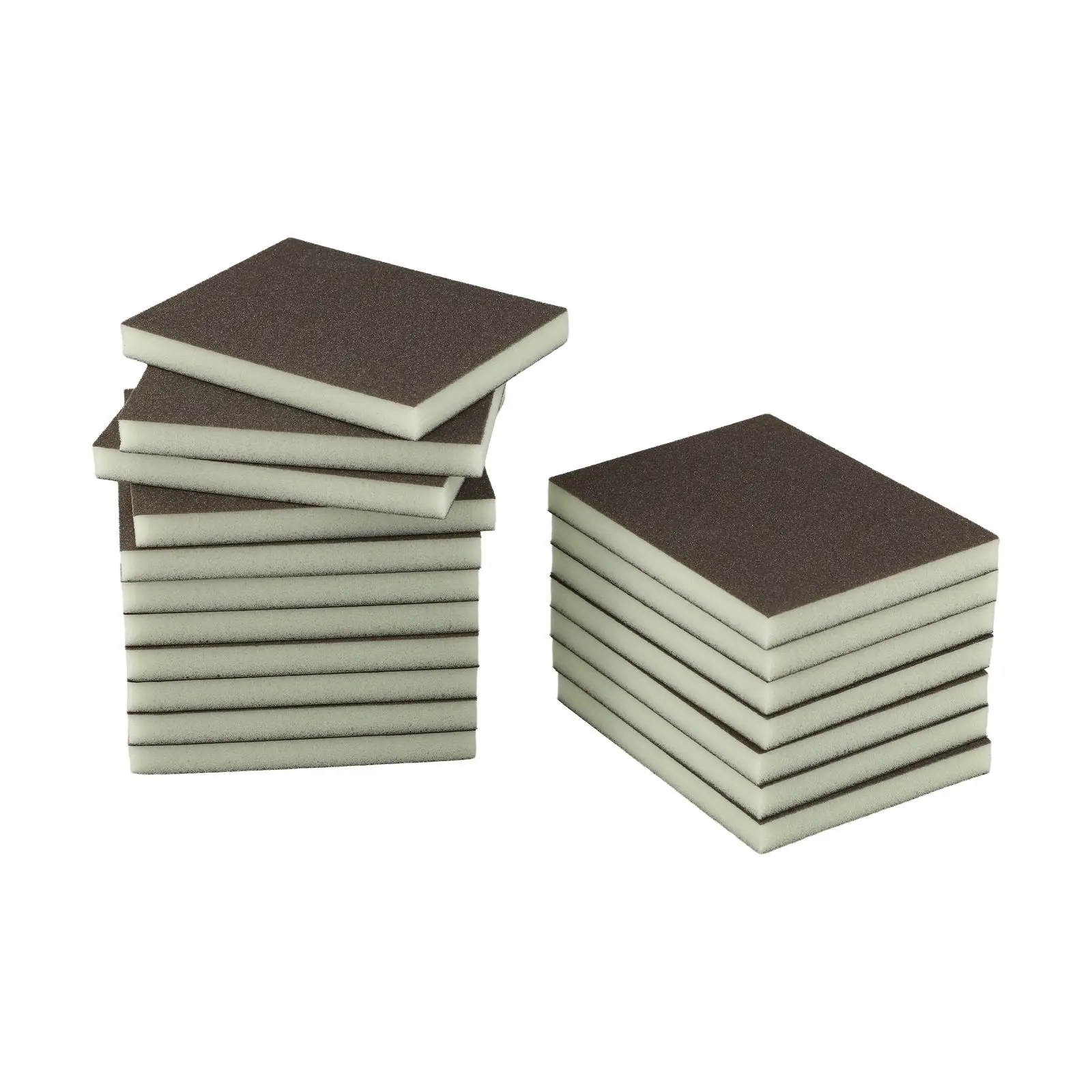 Multi-Grit Sponges Aluminum Oxide Sponges For Detailed Sanding High-Density Foam Optional Grit Levels Compact Size For Drywall