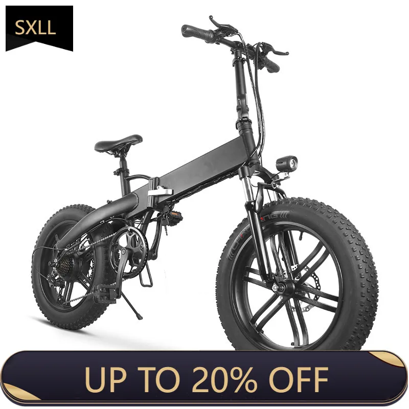 

SXLL Stylish Foldable Electric E-Bike European Warehouse Electronic 36V 500W 60Kmh Fast Ebike EU Warehouse