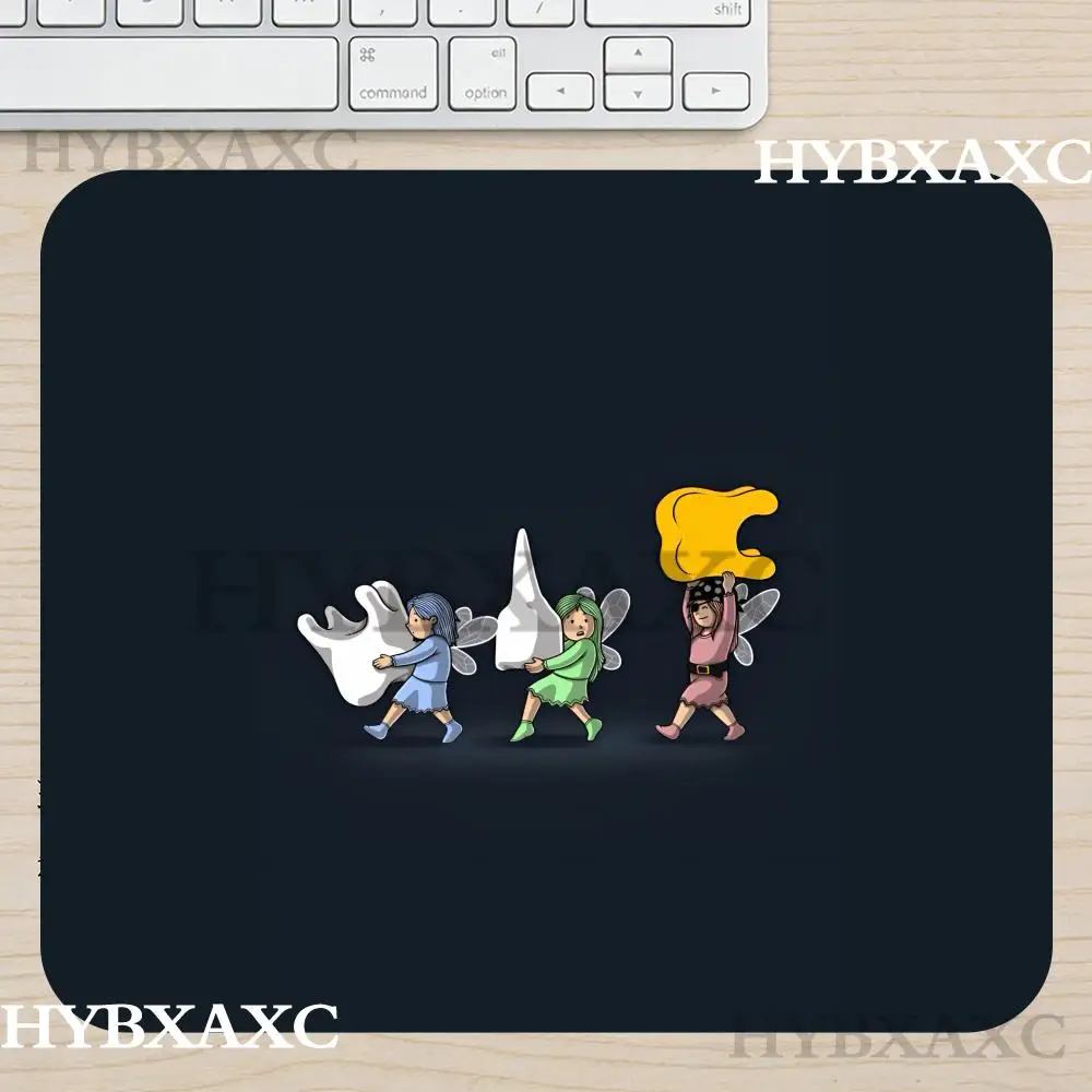 

HYBXAXC The Dentist Tooth Non-slip Lockedge Cartoon Anime Gaming Mouse Pad Keyboard Mouse Mats Smooth Company For PC Gamer