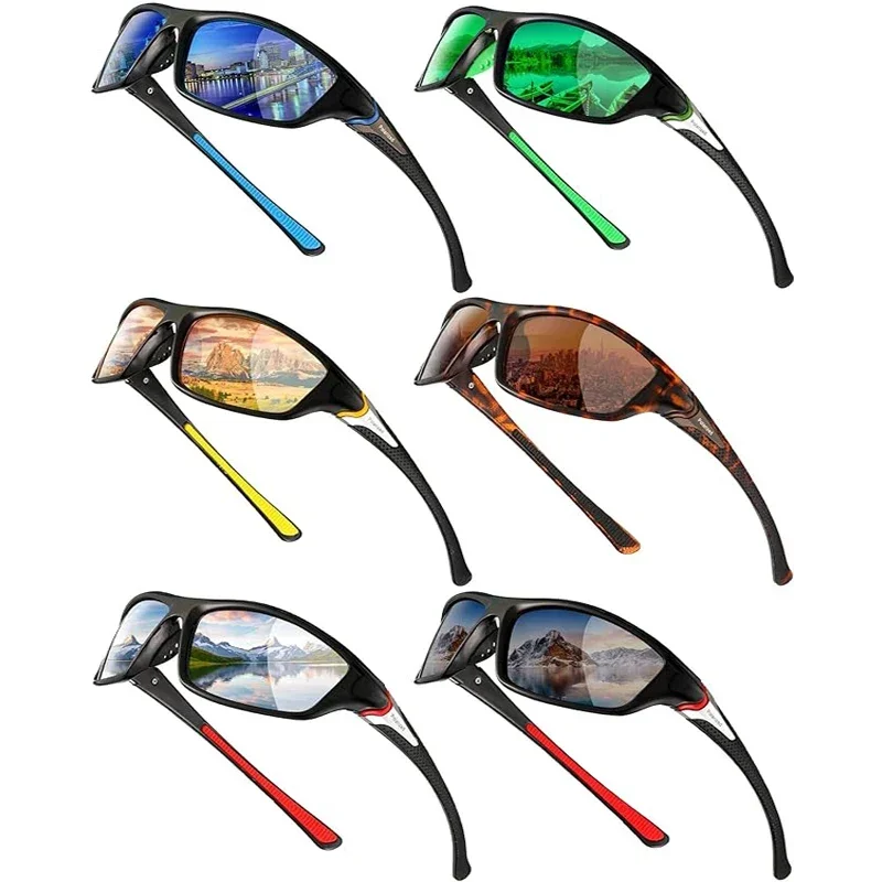 الرجال الاستقطاب النظارات الشمسية الفاخرة العلامة التجارية مصمم في الهواء الطلق القيادة ظلال الذكور نظارات شمسية للرجال الرجعية النساء UV400 نظارات