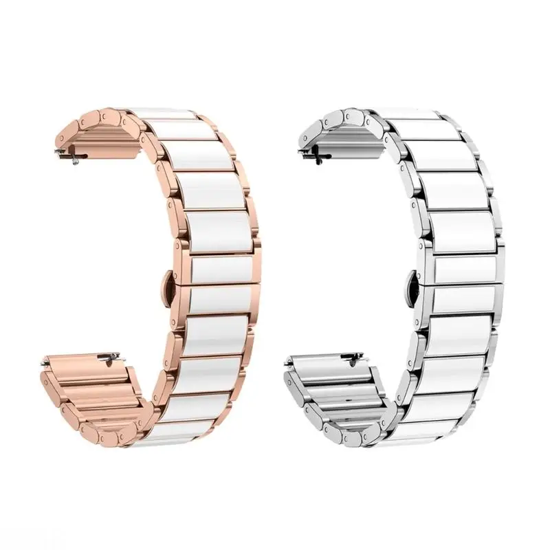 

D08B Adjustable Belt Metal Wriststrap Replacement Quick Release Band Wristband for ROSSINI Sweatproof Bracelets Straps