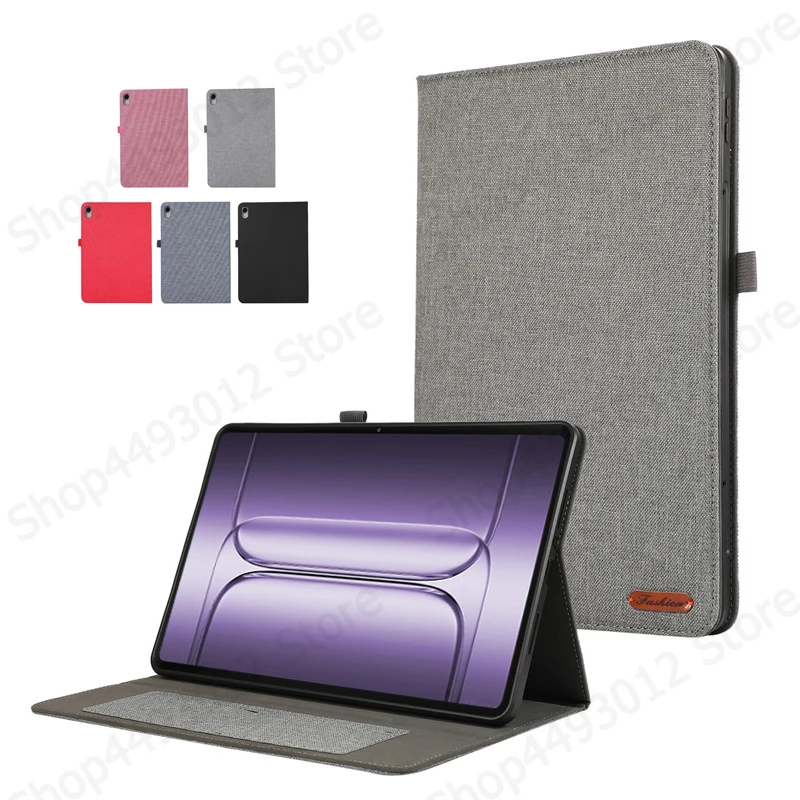 Funda For Oneplus Pad 3 Case Soft Fabric Flip Stand Tablet Shell For Coque One Plus Pad 3 / OPPO Pad 4 Pro 13.2 inch Case Cover