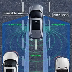 Car BSD blind spot system is universal for all models Overtaking warning assistance Rear car warning reminder