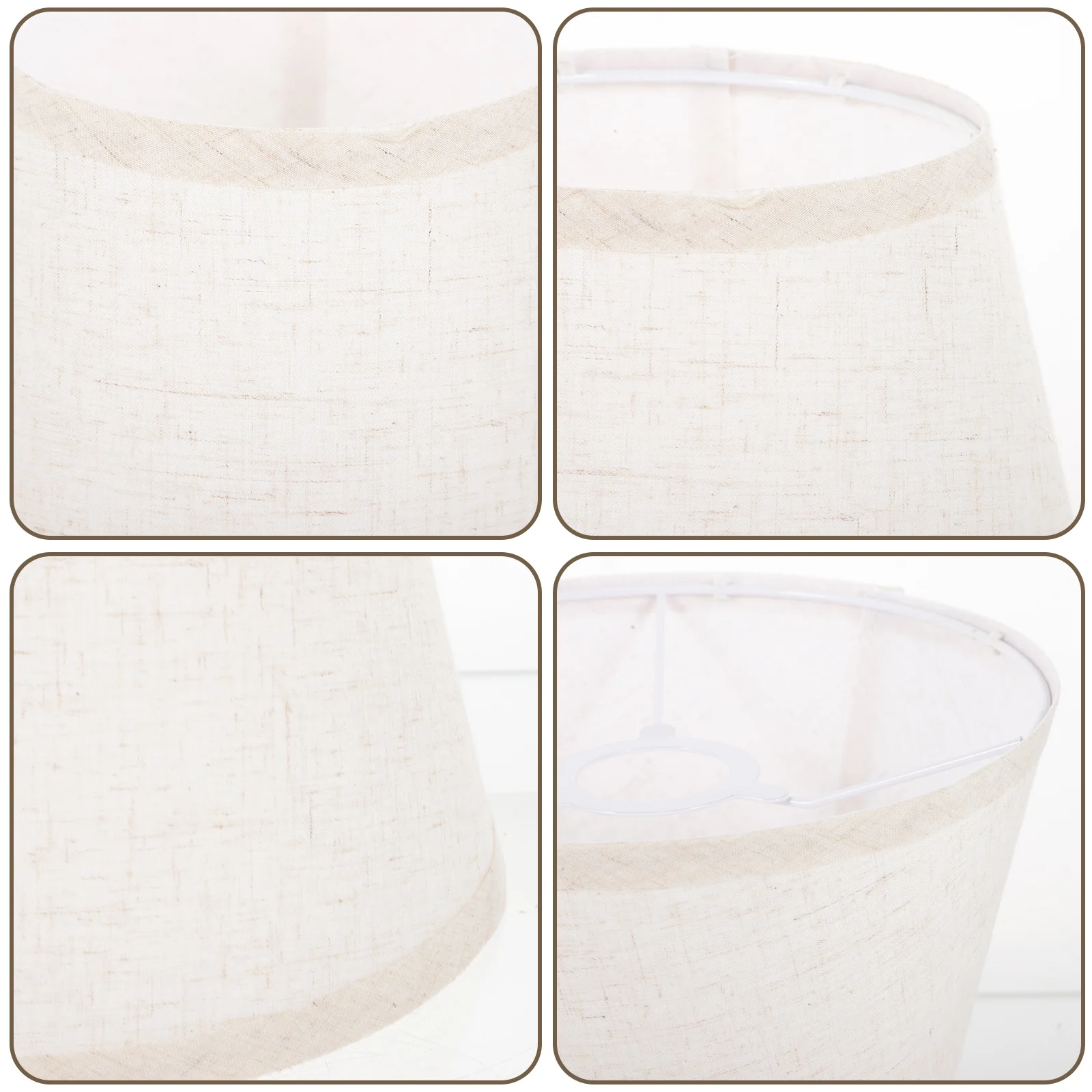 

Small Fabric Lampshade E27 Socket Wall Lamp Shade Desk Lamp Cover Indoor Light Shade Retro Drum Lampshade Lampshades Small