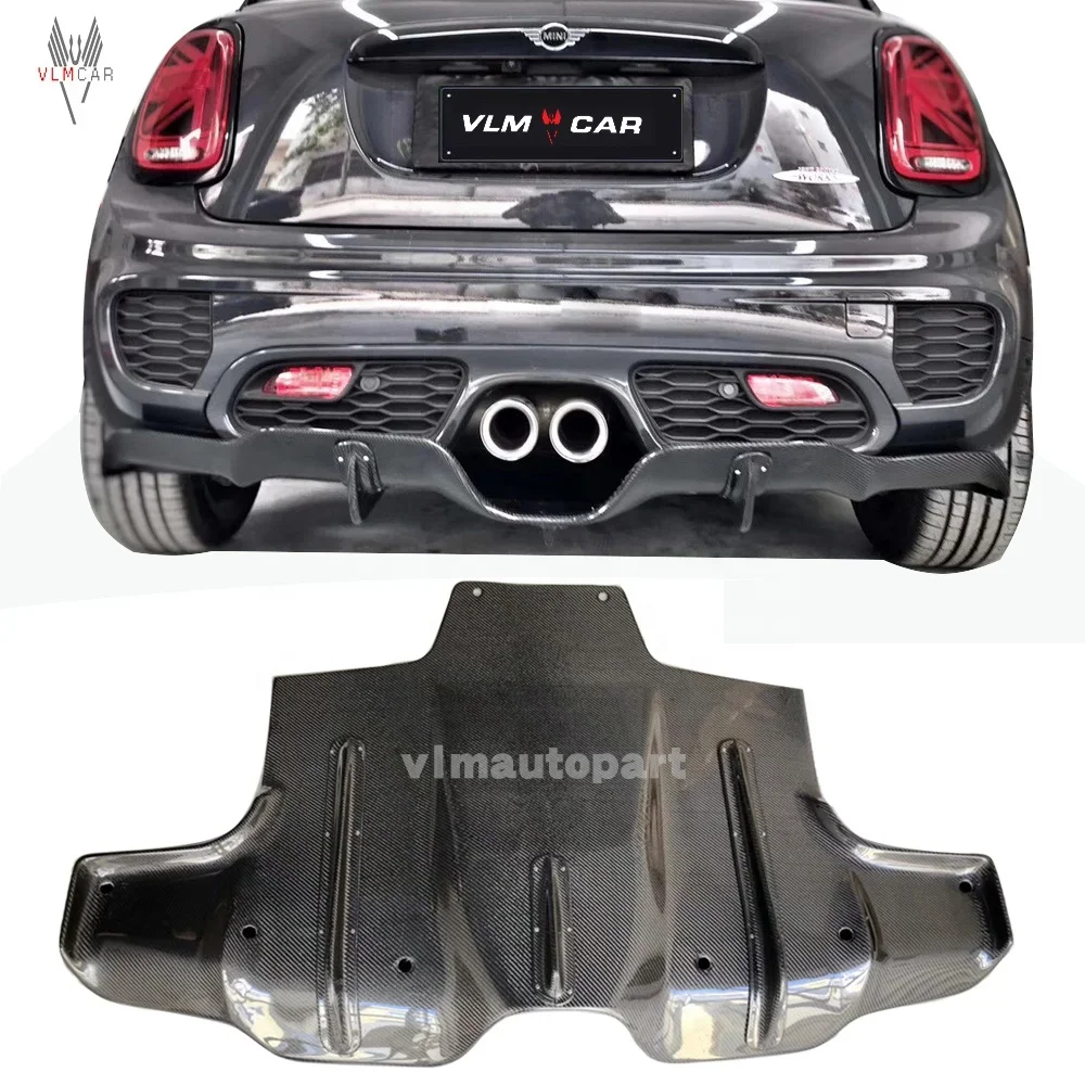 for F56 Mini Cooper F55/F56/F57 Cooper S JCW AG Style carbon fiber rear  bumper Lip