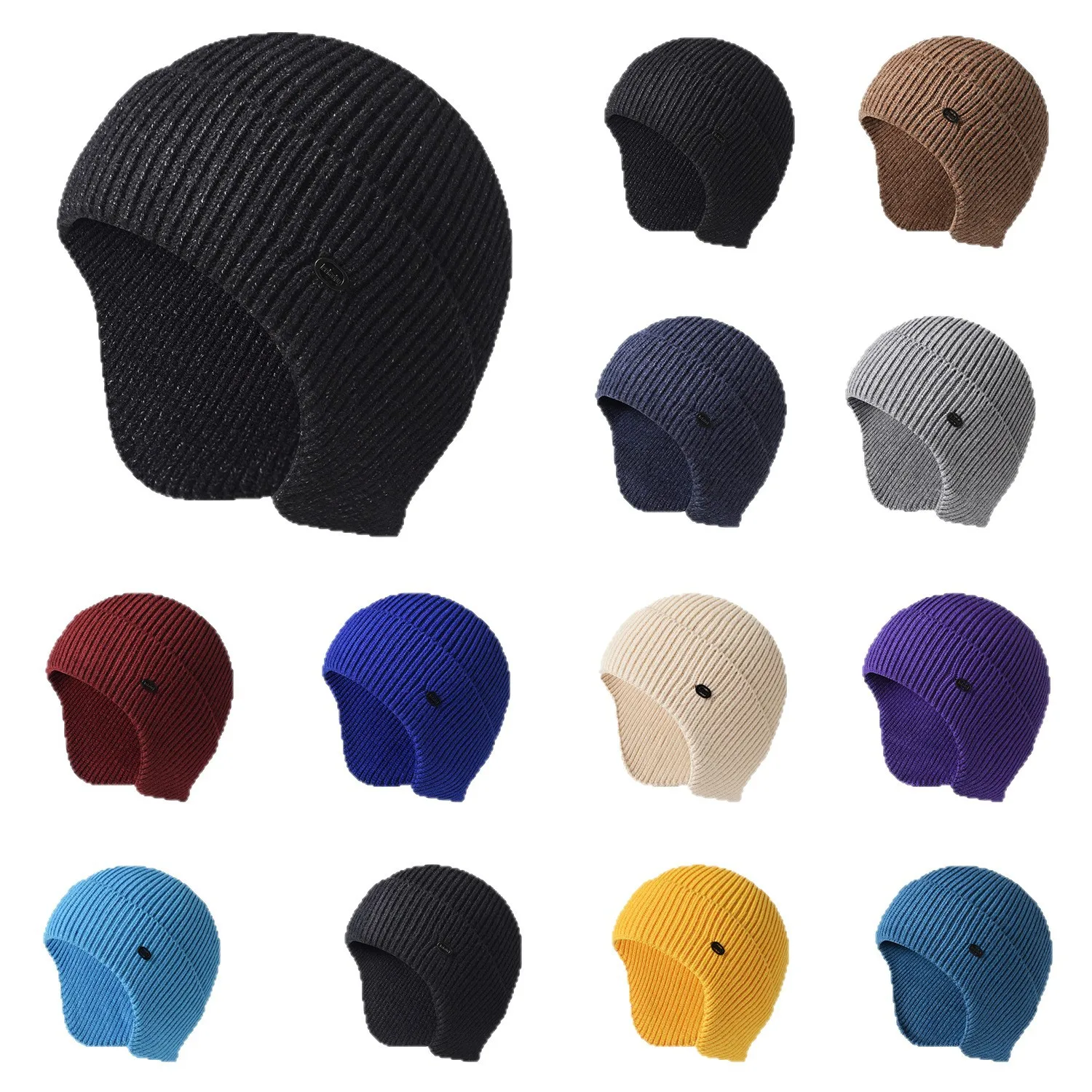 Cappello da golf Golf Cappelli lavorati a maglia autunnali e invernali per uomo e donna Paraorecchie caldi Berretto da sci in lana da ciclismo all'aperto Pratica per regalo