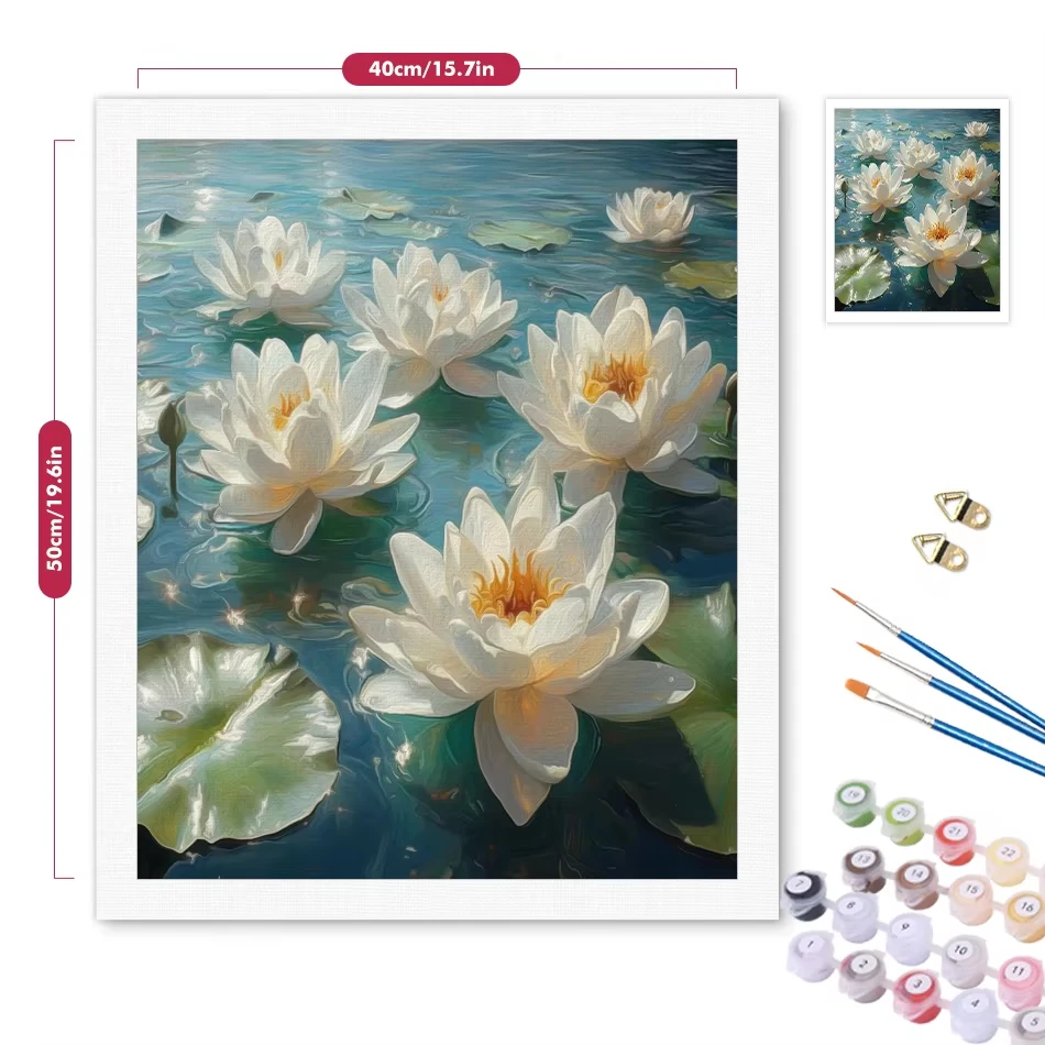 Oil Painting By Numbers Flower - đánh giá và giá Art Craft Letter A