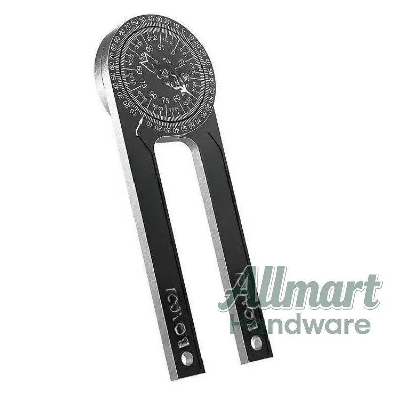 

Woodworking 360 Degree Miter Saw Protractor Angle Finder Positioning Angle Ruler Horizontal Angle Measuring Gauge Tool
