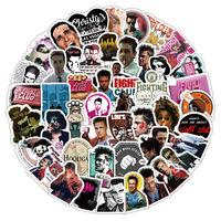 10/60PCS Fight Club Stickers Suspense Thriller Movie Graffiti Sticker Cartoon DIY Decoration Laptop Guitar Car Bike Decals Toys