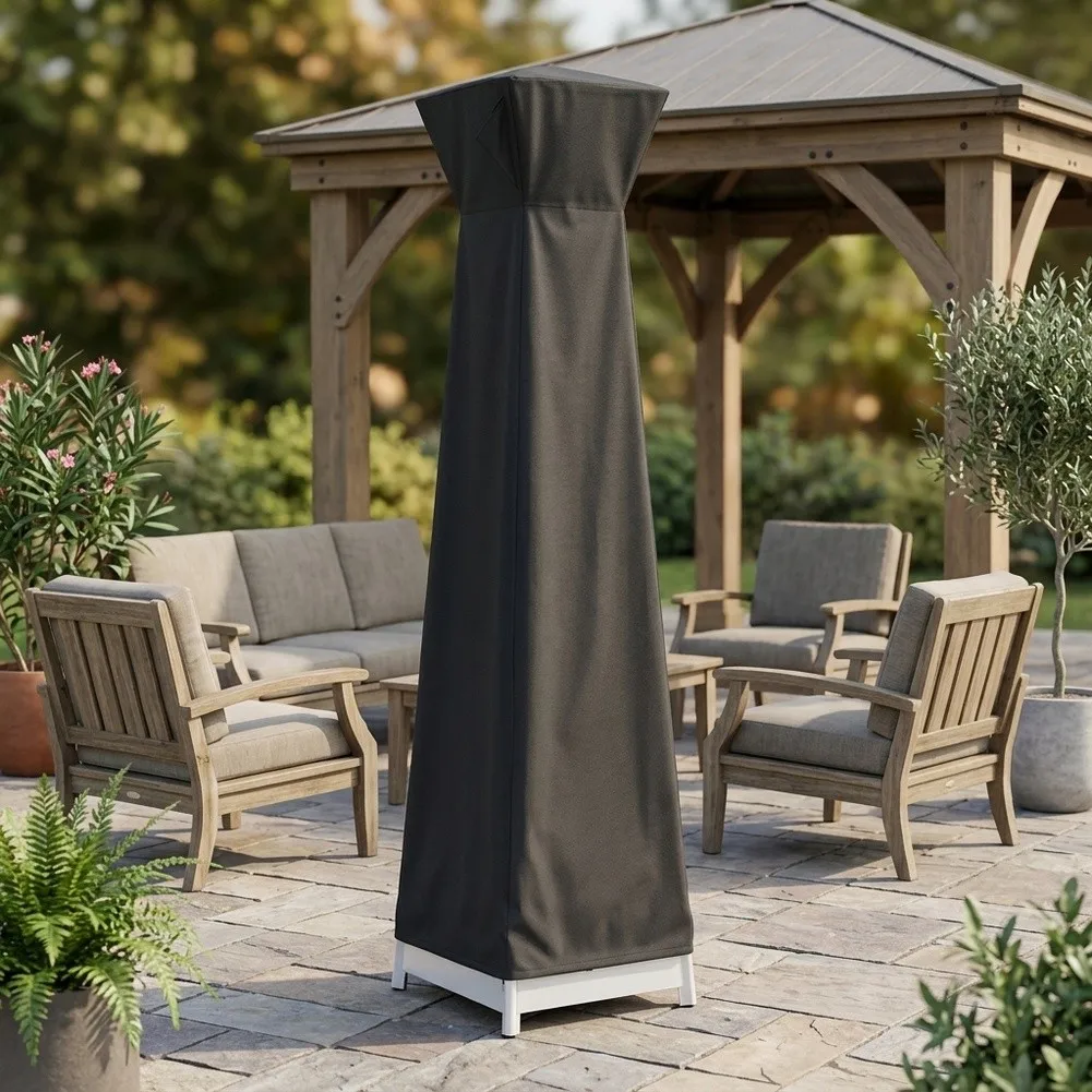 Balcony-Suitable Tower Heater Cover Built for All-Weather for protection Without Compromising Aesthetic Integration