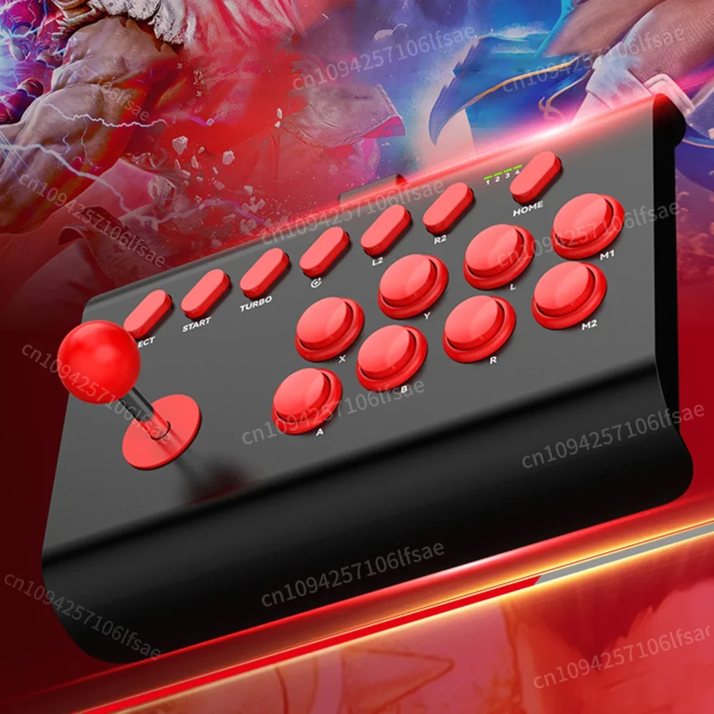 

NEW USB Wired Game Joystick with Stretchable Bracket USB Game Console Controller Macro/TURBO Function for PS4/PS3/Xbox One/Switc