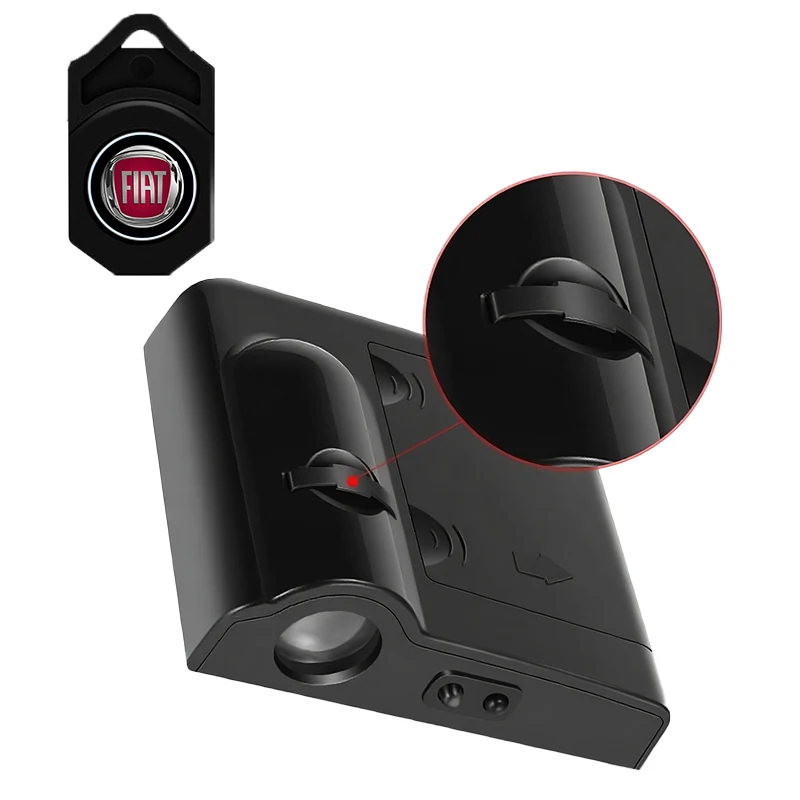 Led Car Logo Door Welcome Light Projector for Fiat Abarth 595 500 Panda Coupe Punto Tipo Brava Stilo Ducato Bravo 500x Barchetta