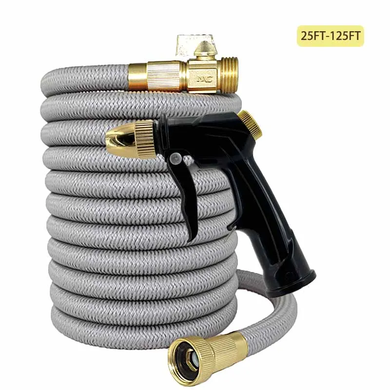 

1pc Garden Hose With Multifunctional High-Pressure Water Gun: Making Yard Flushing And Outdoor Gardening Irrigation Easy