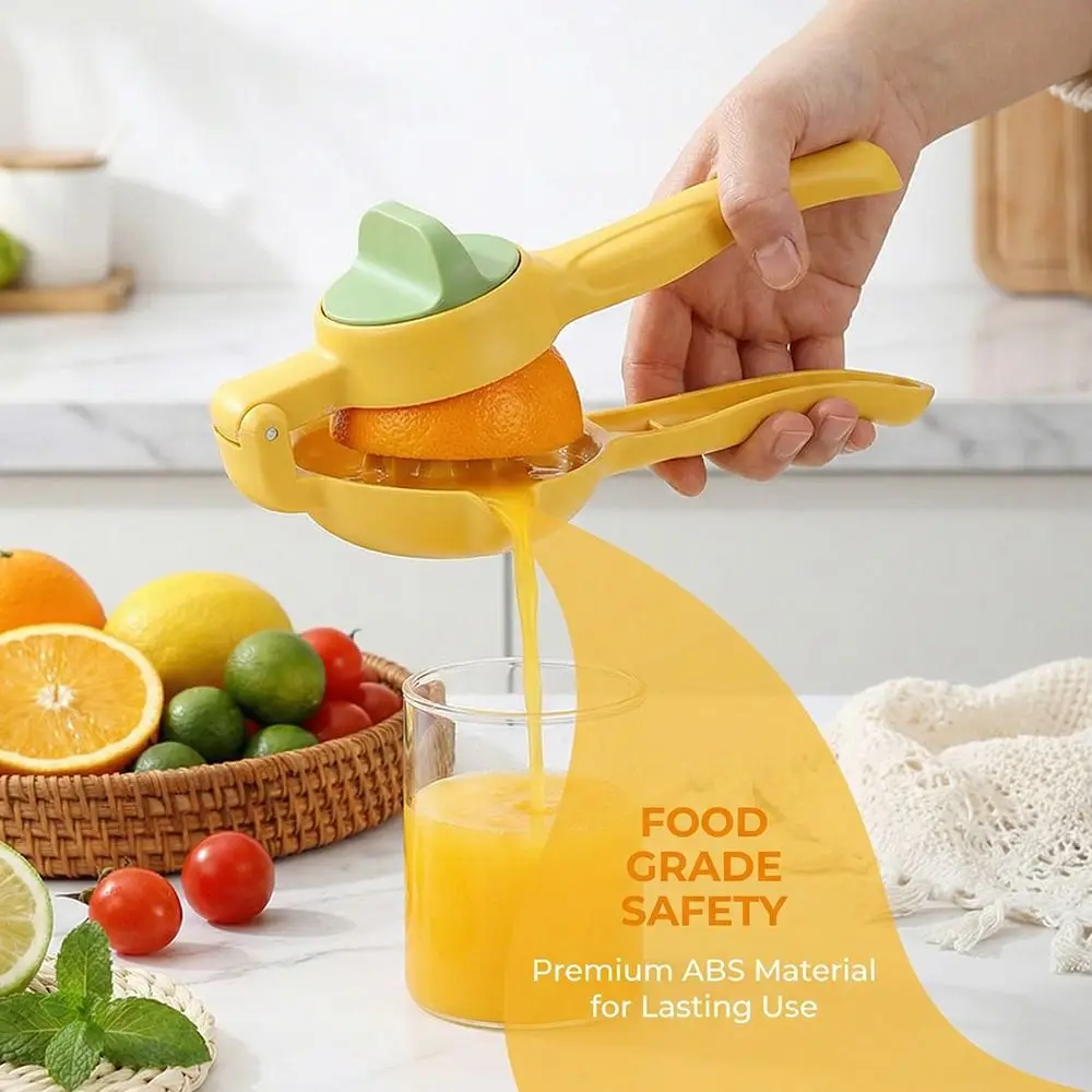 Easy To Clean Hand Lemon Squeezer Max Extraction Labor Saving Manual Juicer Comfortable Grip Portable Design Fruit Press