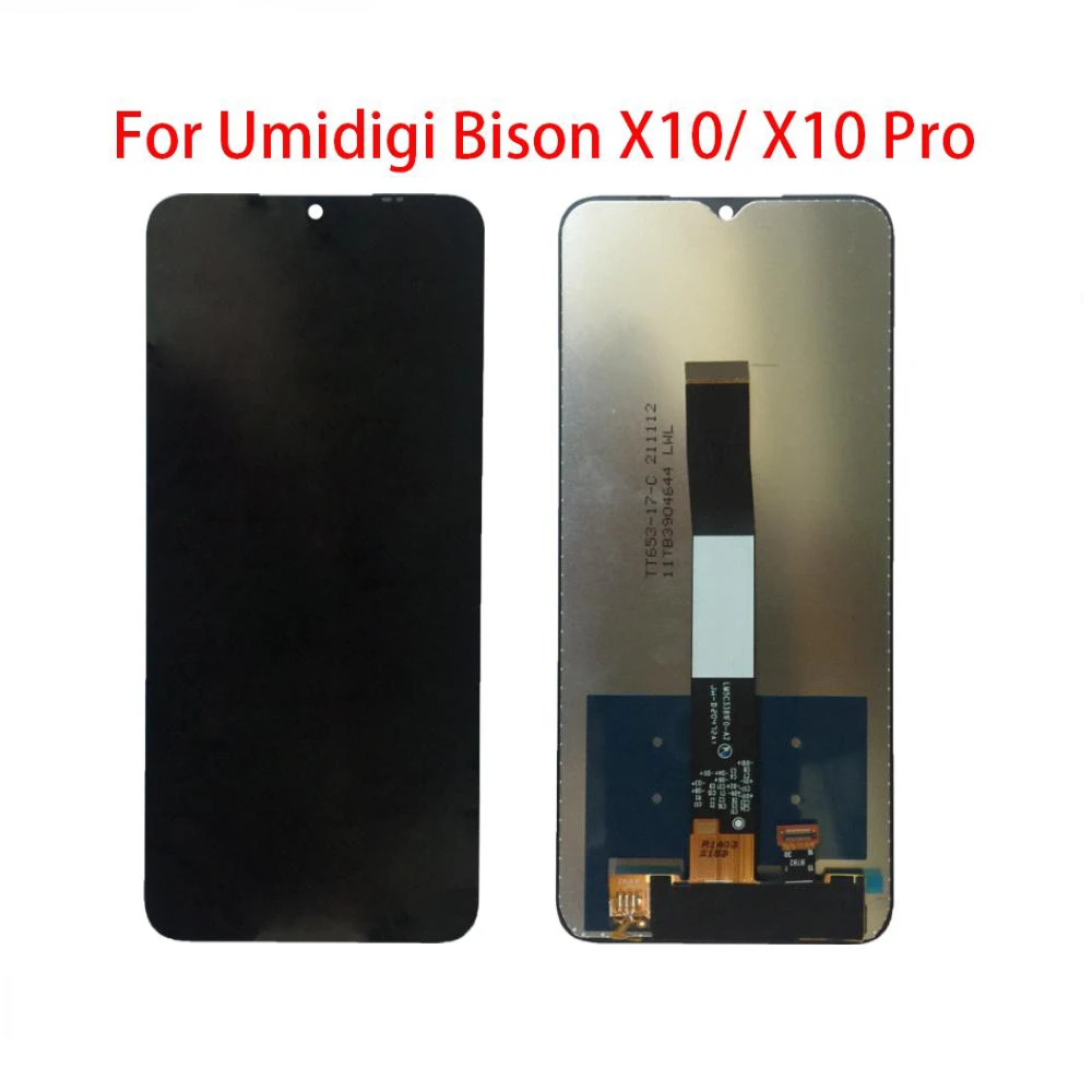 Umidigi Bison 2021 X10 X10S X10G Bison GT 2 GT2 Pro LCD 디스플레이 터치 스크린 디지타이저 어셈블리 전체 디스플레이 화면