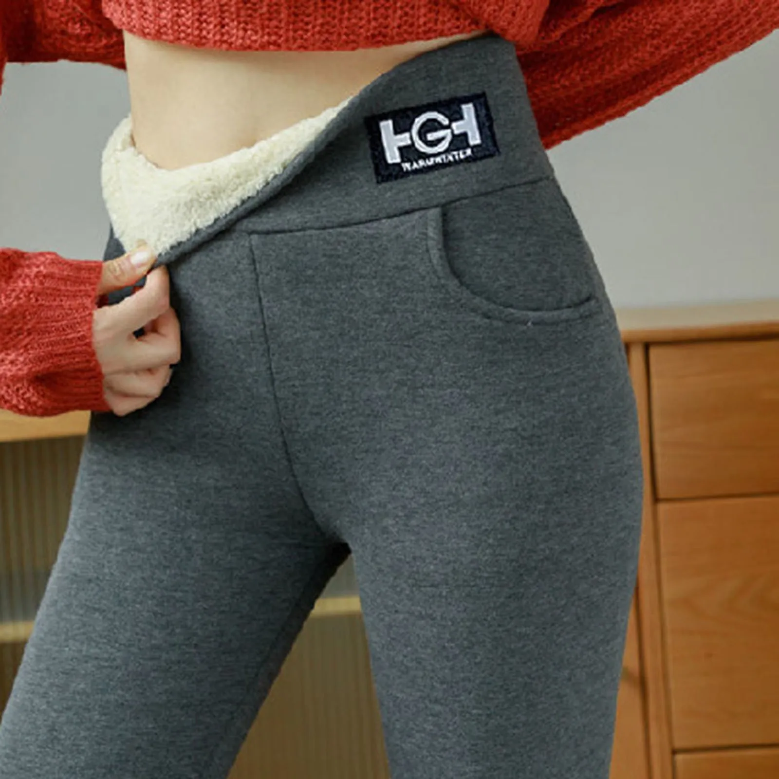 Winter Warm Women Thick Thicken Leggings Fleece Pants Female Thermal Leggings Tights Sexy Hight Wasit Stretchy Slim Leggins