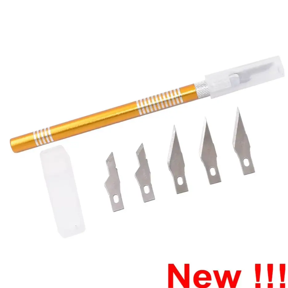 

New Arrived Colours Graver With 11# Blade 16# Blades for Mobile Phone Screen Glass Repair Separation Separate Change 200set/lot