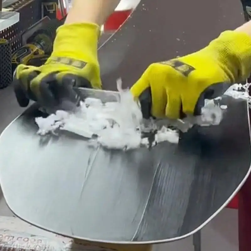 

652F Premium Acrylic Snowboard Waxes Scrapers Easyly Grip Tool For Effective Maintenance Two Versatiles Size Available