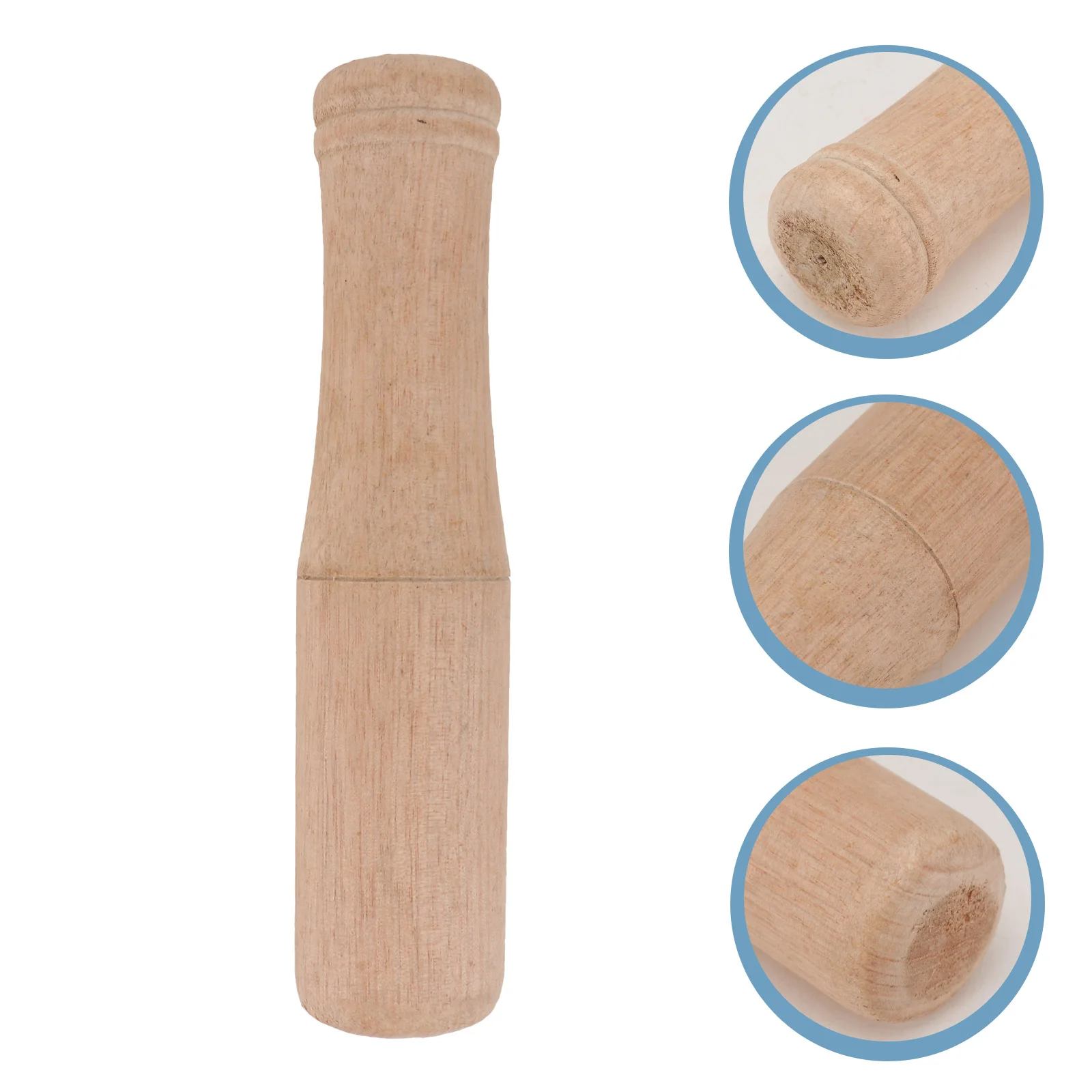 

Wood Pestle Muddler Garlic Press Spice Mashers Tool for Home Kitchen Use Color random wooden pestle wood muddler