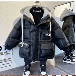 Winter Jacket Boys Duck Down Jacket Boys Coat Children New Clothes Hooded Kids JacketChildren Outerwear