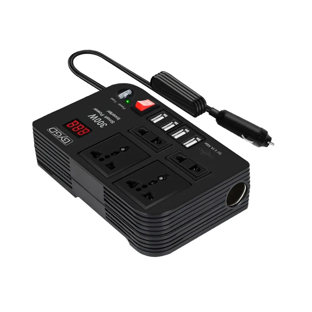 Omvormer Dc 12V Naar 220V Multifunctionele Huis Gemodificeerde Sinus 300W High-Power Automotive Power Converter