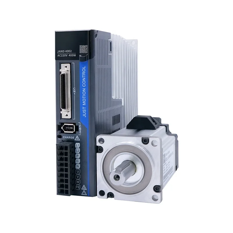 PRC Manufacture High Torque Servo Motor Driver 220V 1.27N.m 3000rpm Single-Phase 400W 60JASM504230K-17B+JAND4002-20B