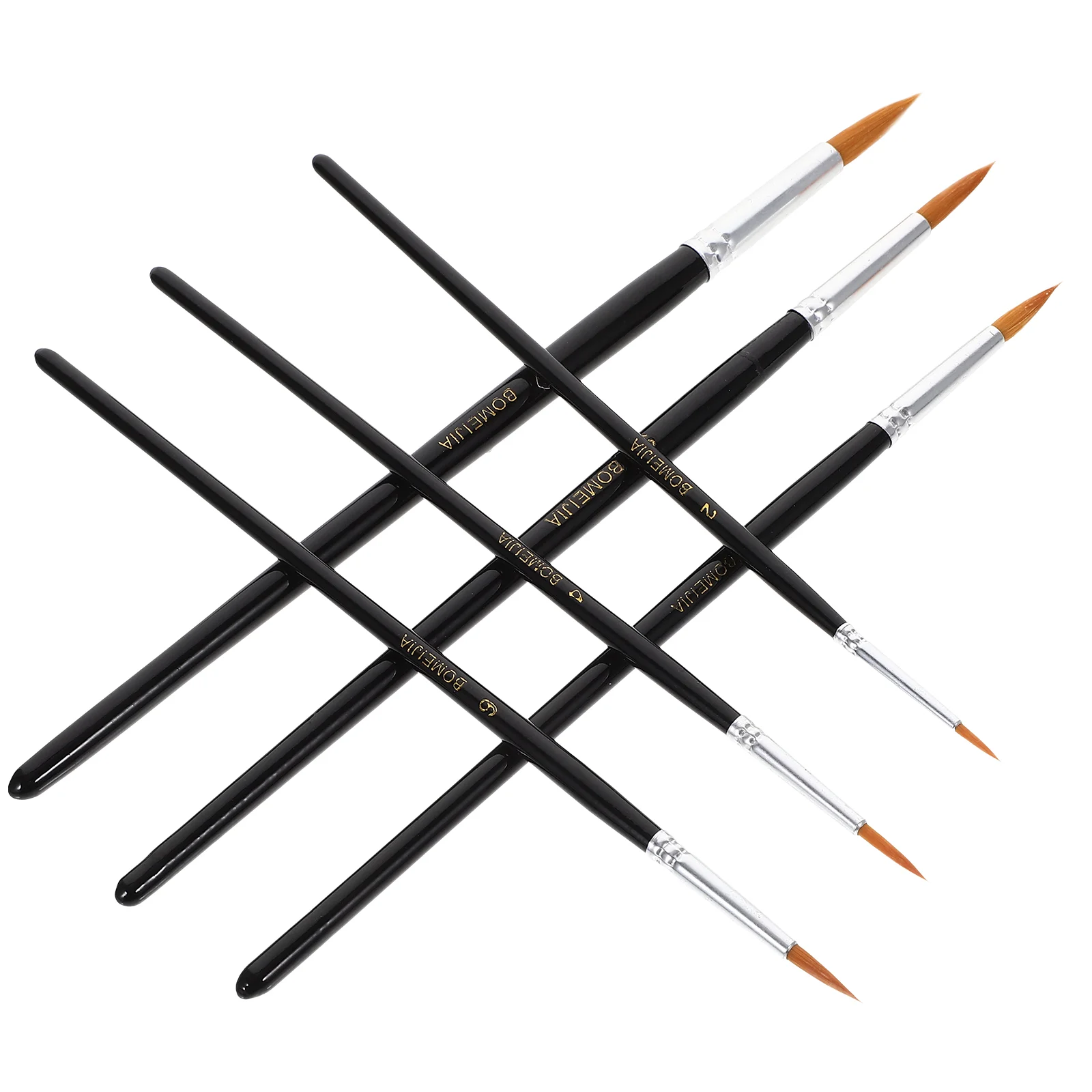 

6pcs Paint Brush Miniature Detail Fine Liner Drawing Wooden Writing Pen Painting Brush Nylon Hair Brush