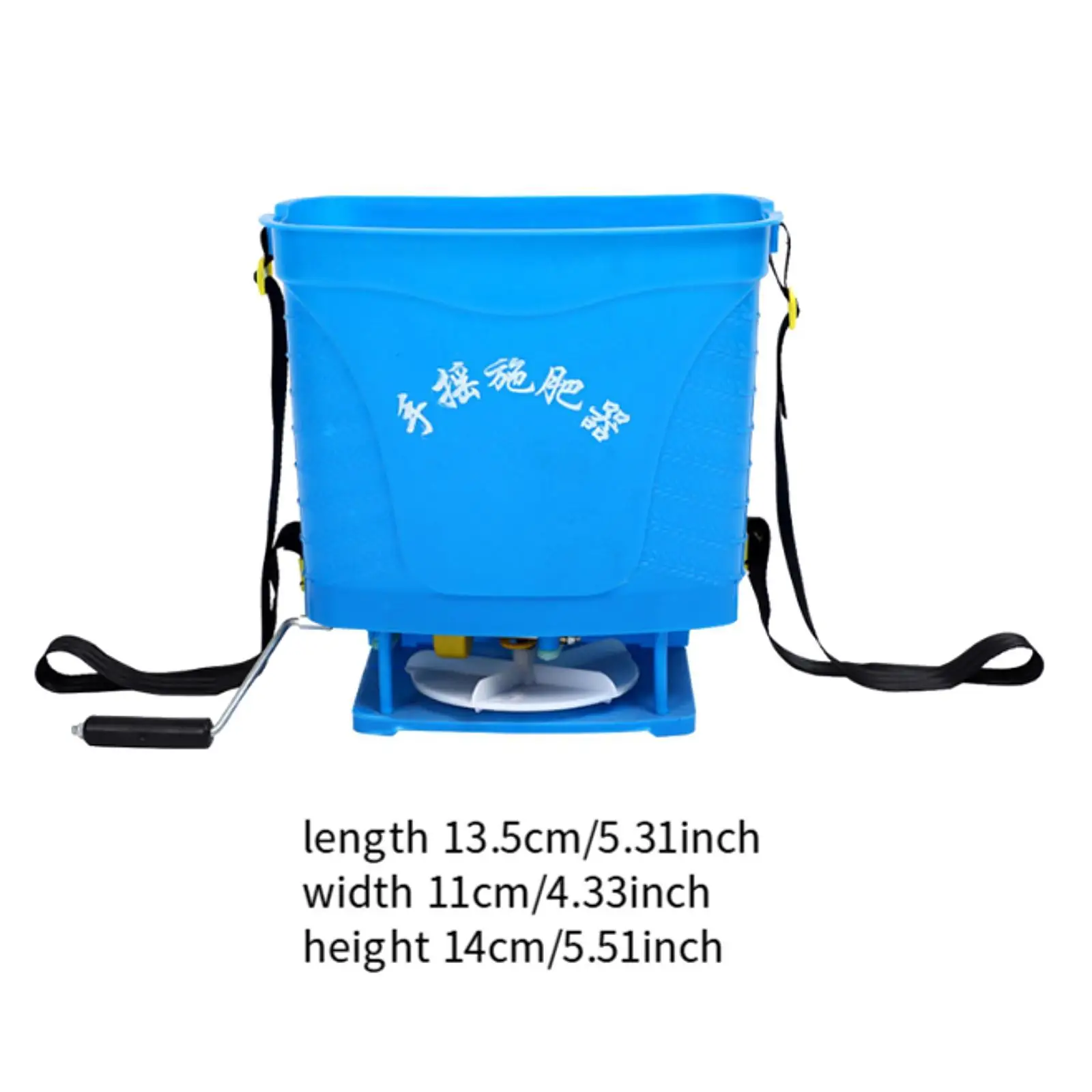 Fertilizer Spreader Handheld Dispenser Granular Fertilizer Backpack for Gardening