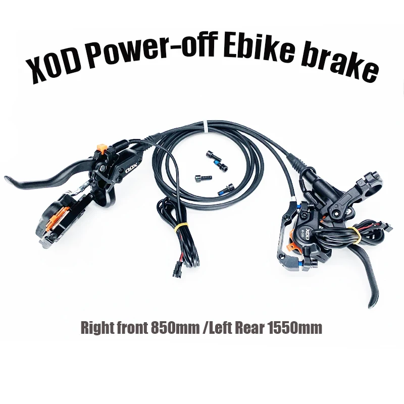 XOD E-300 E-Bike Electric Folding Bicycle MTB Hydraulic Disc Brake Power Off Driving Oil Press Of Bicycle Brake Caliper