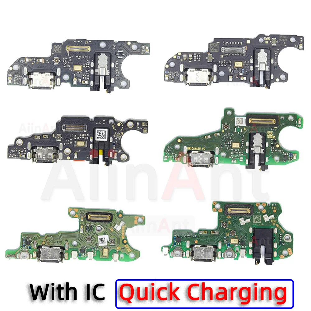 

Aiinant Bottom Dock USB Charger Board Connector Charging Port Flex Cable For Honor X30 X30i X40 X50i Phone Parts