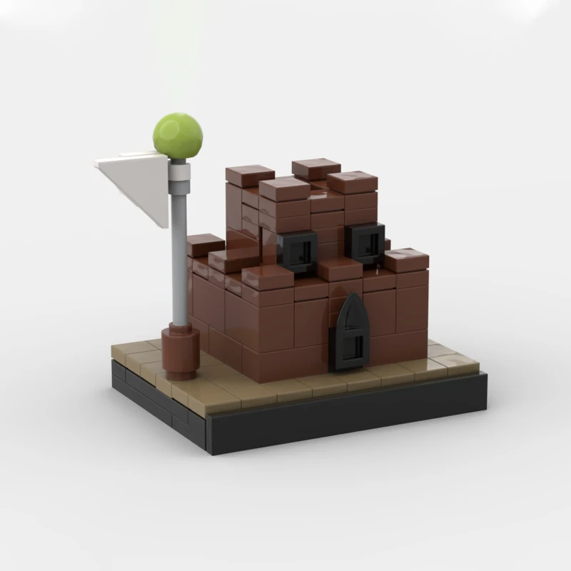 

126 шт. MOC NES микрозамк итальянский сантехник строительные блоки рождественский подарок образовательный проект идеально подходит для классной комнаты