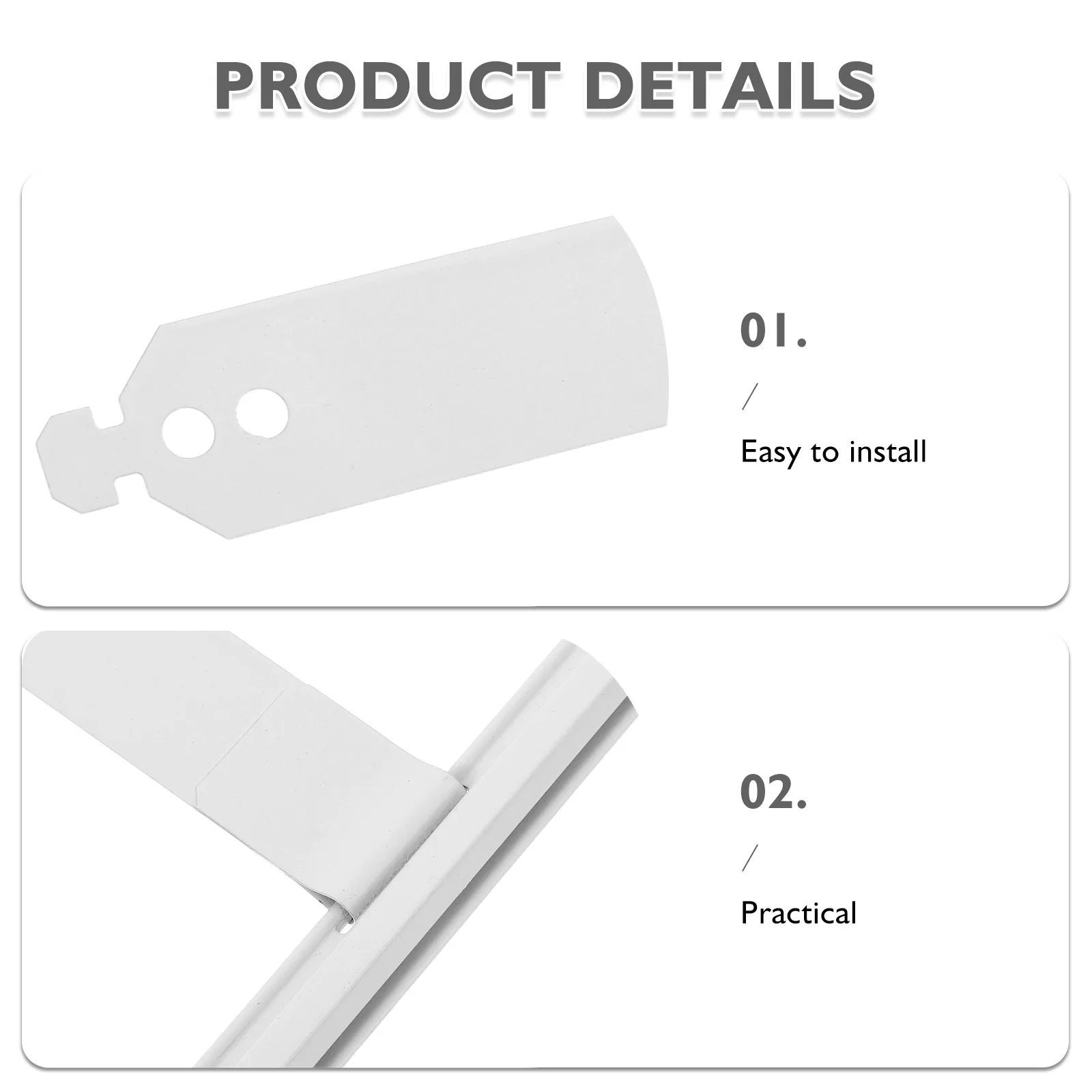 10Pcs Roller Shutter Spring Accessories Dovetail Hanging Plates Weatherproof Heavy-Duty Steel Springs for Universal Shutter