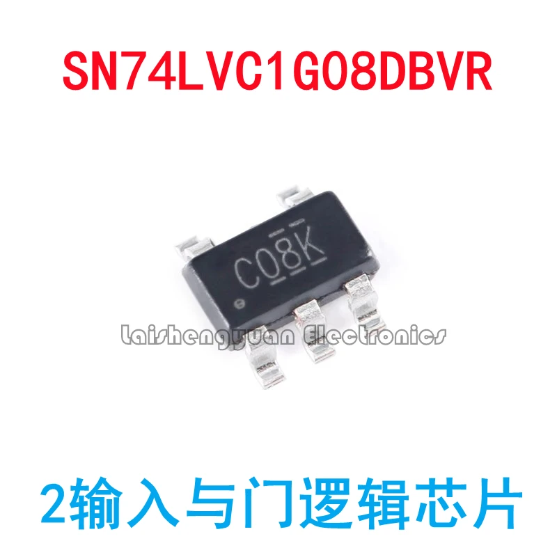 Original genuine UMW SN74LVC1G08DBVR package SOT-23 2 input AND gate logic chip, brand new chip