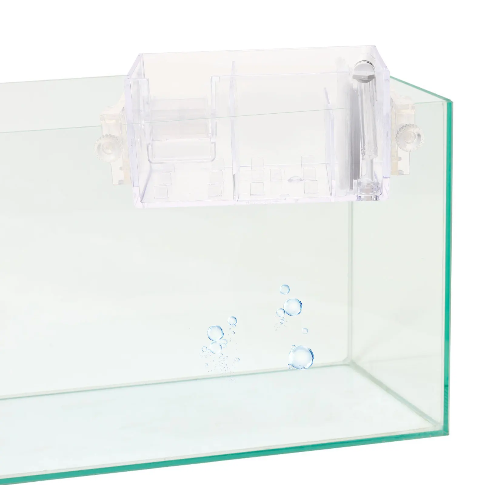 

Multifunctional Fish Tank Filter Box Wall-mounted Aquarium Water Purifier Transparent Filtration System Reusable for aquarium