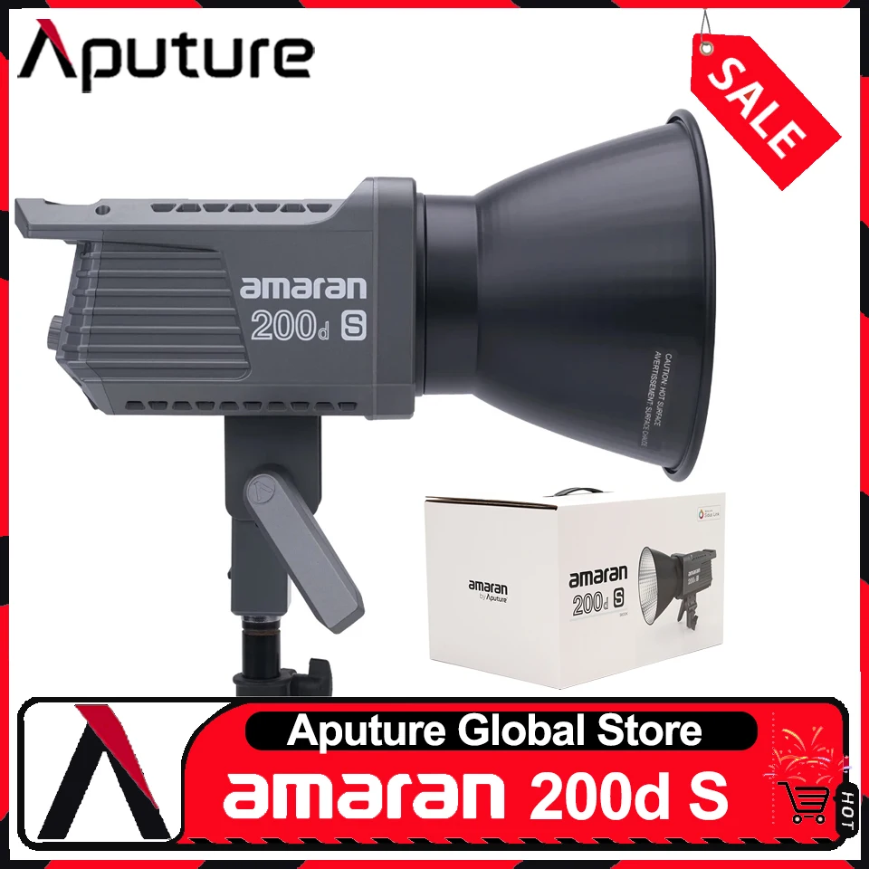 Aputure Amaran 200d S Amaran 200x S Bi-color 200W 2700-6500k LED  Photographic Strobe Lighting Build-in 9 FX Light Effect