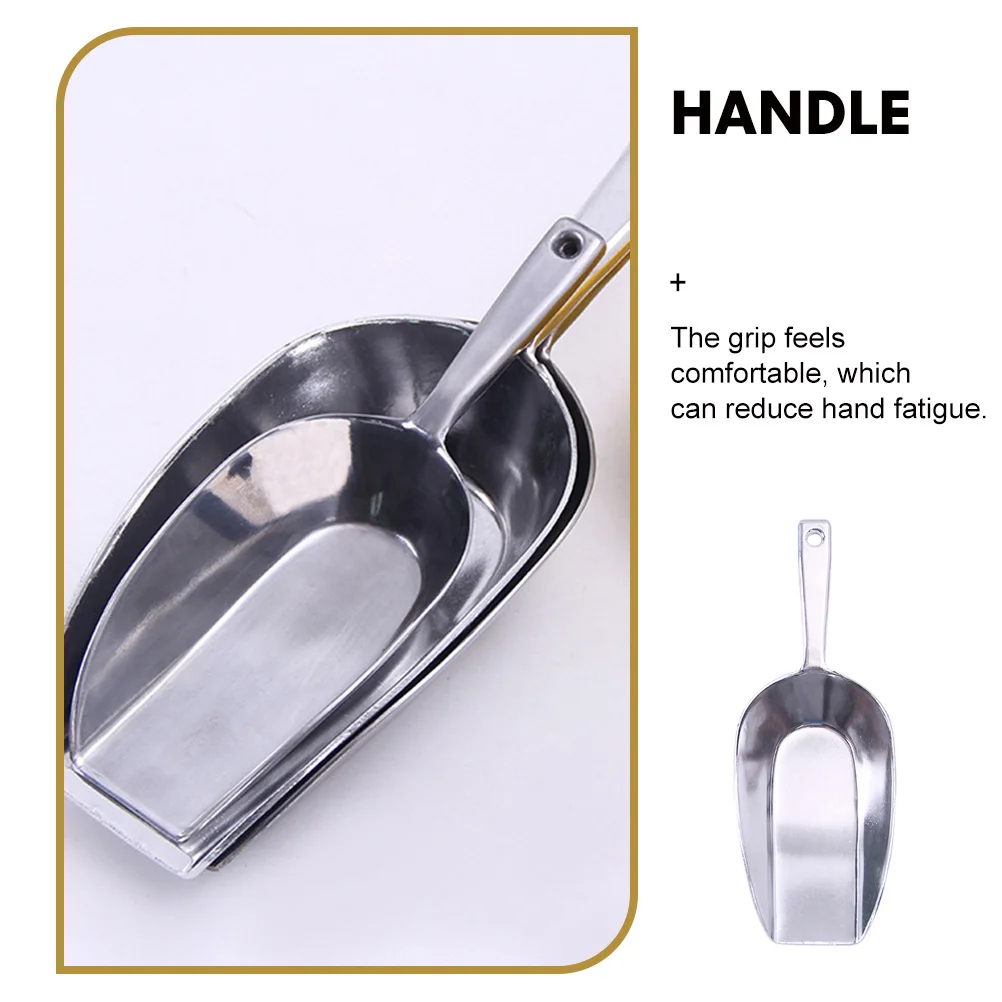 

Ice Scoop Aluminium Alloy Multi-Functional Shovel For Kitchen Bar Restaurant Dessert Shop Ice Cube Grain Flour Coffee Bean