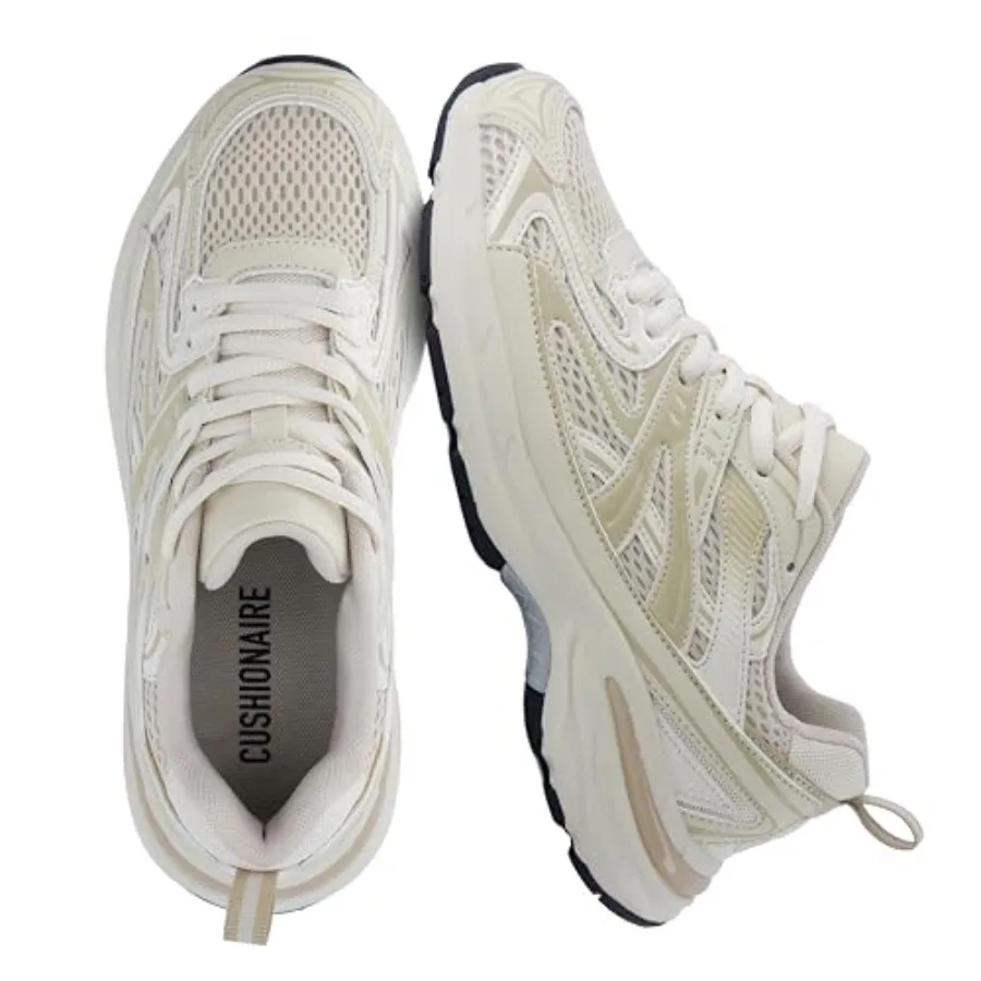 

Sonic Casual Womens Walking Sneakers, Comfortable Lace-Up Chunky Tennis Shoes for Women with Memory Foam
