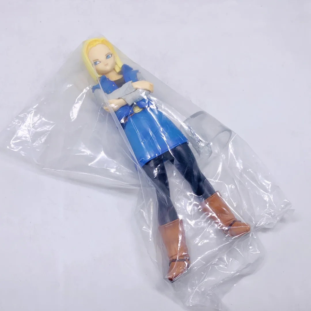 24CM Anime Dragon Ball Z Android 17 18 Figure Android 18 PVC Action Figures Collection Model Toys for Children Christmas Gifts