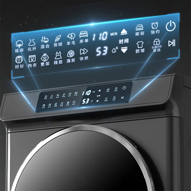 مجفف طبل تجاري 16 كجم فندق كبير مجفف ملابس مقبض نوع/نوع اللمس أنبوب داخلي من الفولاذ المقاوم للصدأ 2450 وات