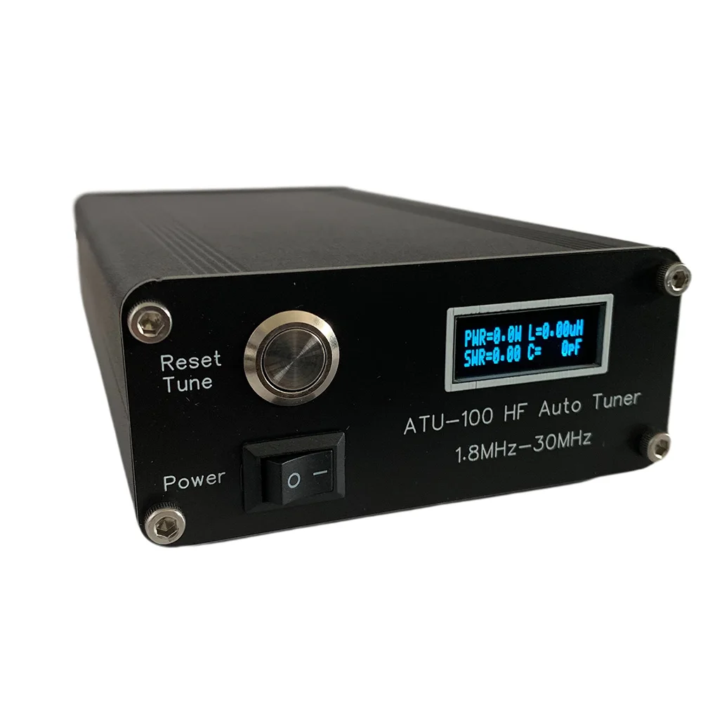 ATU-100 Antenna Tuner by N7DDC+0.91 OLED V3.1 HF Auto Tuner 100W Automatic Antenna Tuner 1.8MHz-30MHz