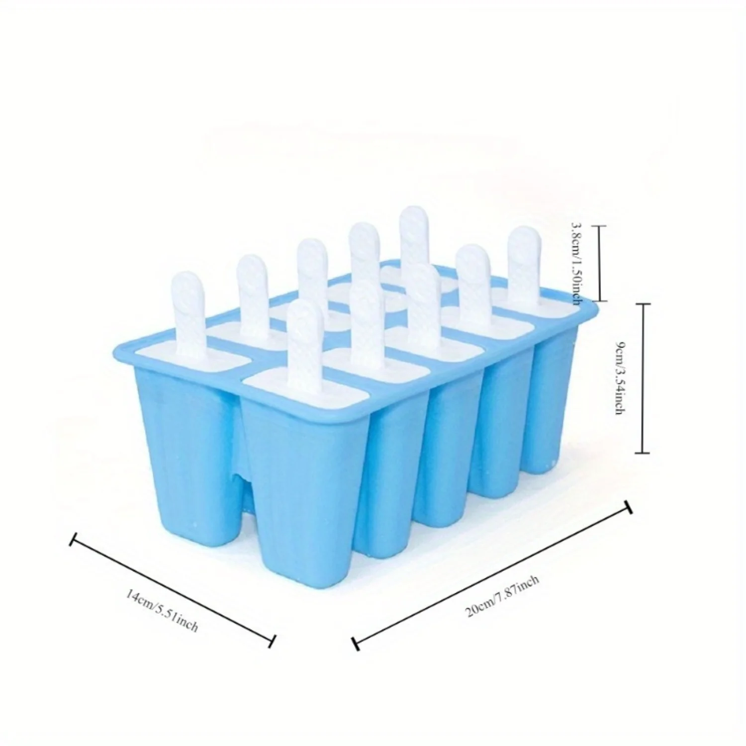 Silicone Ice Cream Popsicle Mold with Handle - Free of Lead - Perfect for  and Summer Fun