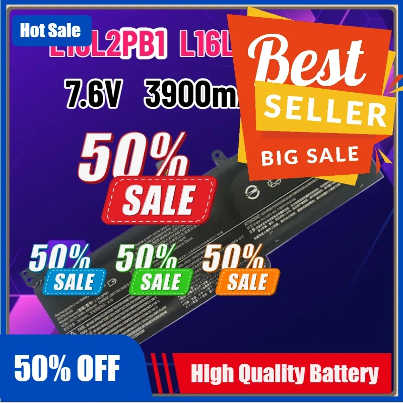 

Новый аккумулятор для ноутбука 7,6 В 35 Втч L16L2PB1/PB2, совместимый с Lenovo IdeaPad 320-14AST 320-14IAP 320-14IKB 14ISK 15ABR 15IAP 15IKB