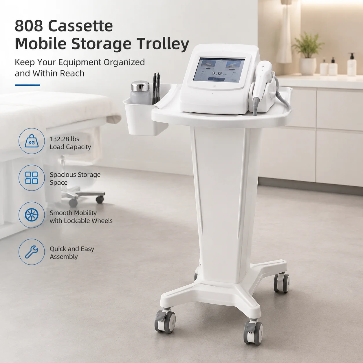 808 Rolling Lab Cart Mobile St - Office Furniture Ergonomic recension och pris