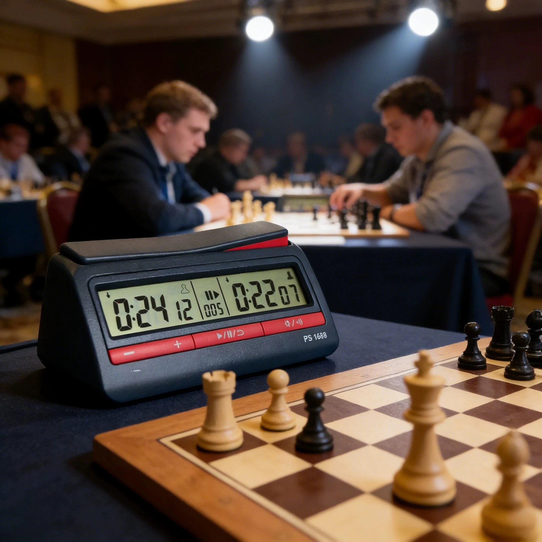 Professional Advanced Chess Digital Timer Game Clock Count Up Down Board PS-1688