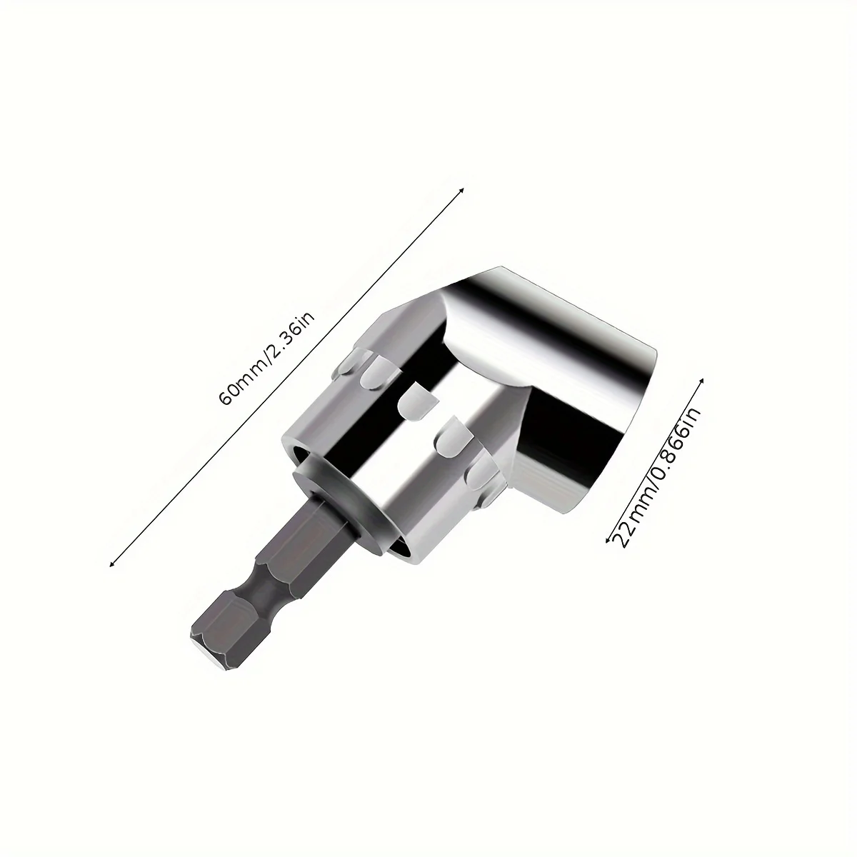 1pc Rechtwinklig Bohrer 105 Grad Rechtwinklig Fahrer Winkel Verlängerung Power Schraubendreher Bohrer Befestigung 1/4 zoll Hex bit Bohrer – Detail 6