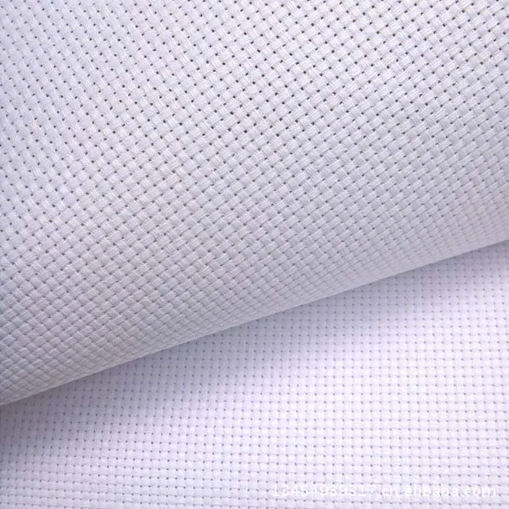 1Pcs Cross Stitch Fabric Grid Embroidery Fabric Grid 14CT 11CT Cross Stitch Fabric Grid DIY Green Cotton Fabric