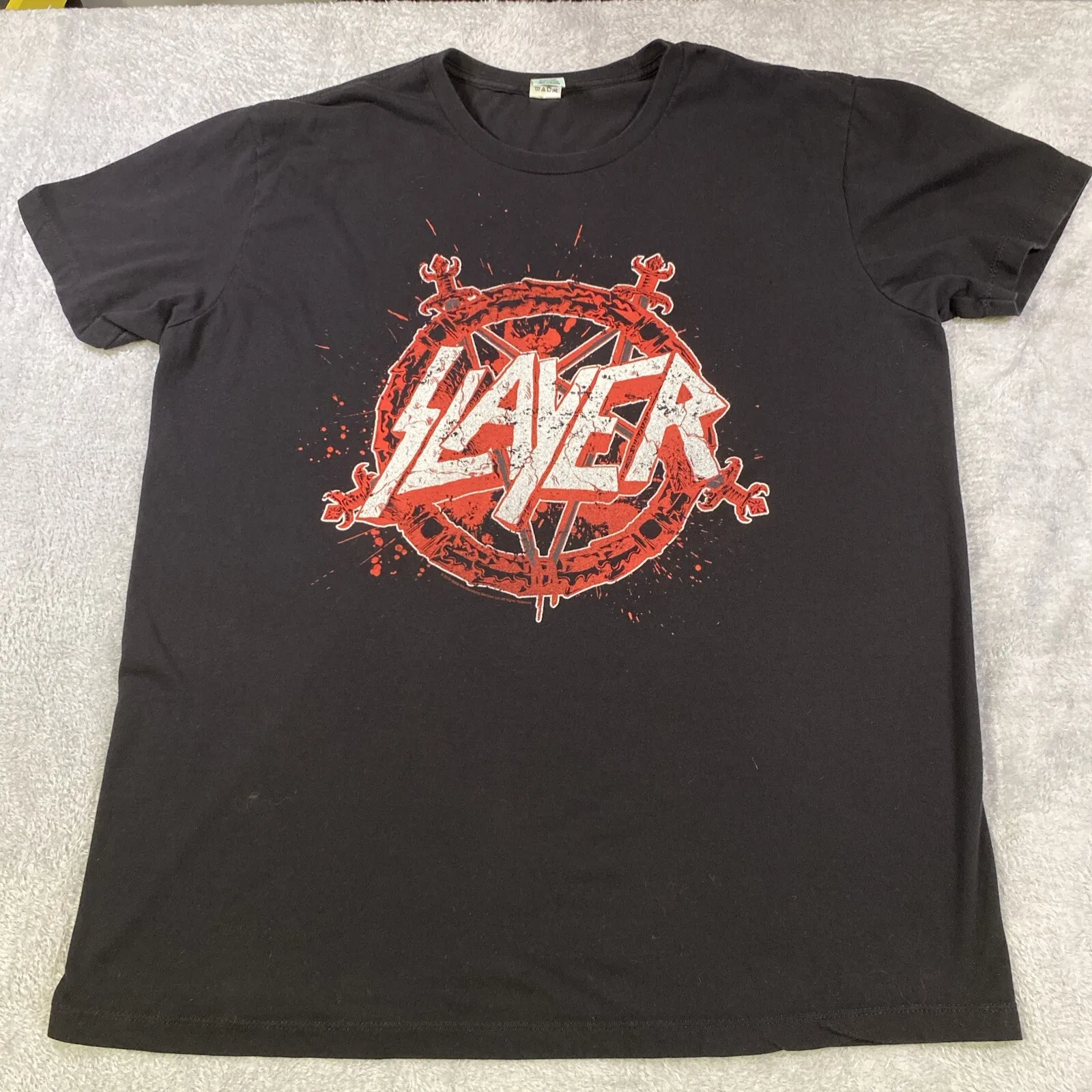 

Vintage 90'S Slayer Metal Band Do You Want To Die T Shirt Trash Grunge