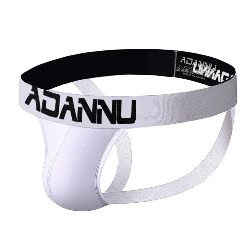 Men Underwear Sexy for Guys G-String Man Thong Low Rise Cotton Double Strap Backless Trendy AD131