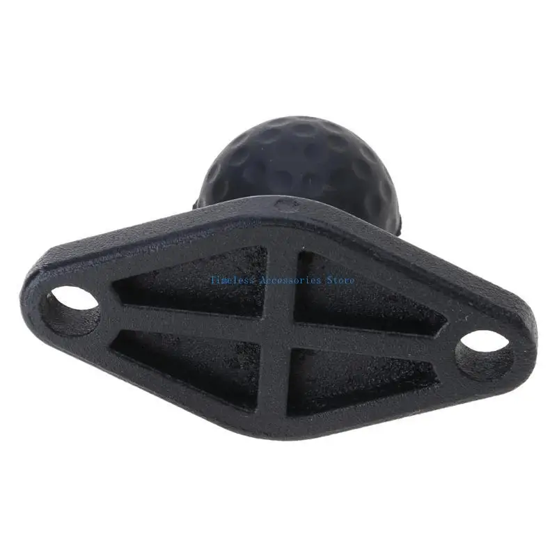 

97QE Motorcycle Handlebar Clamp Base 25mm Rubber Ball for Head Mount for GPS Navigati