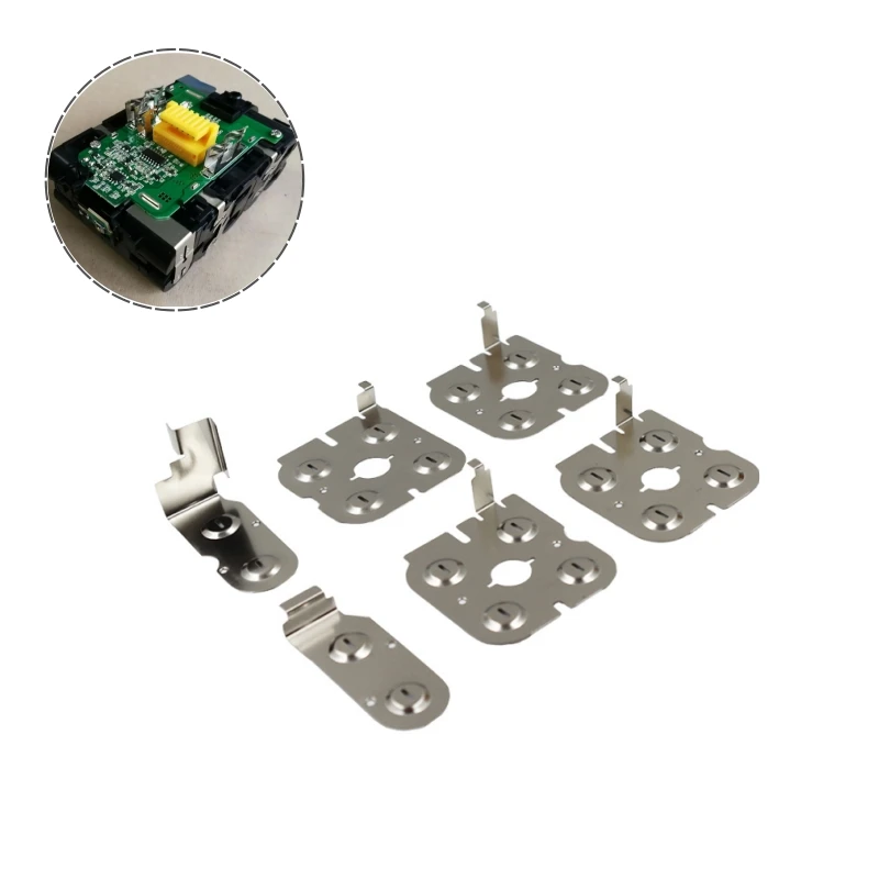 1Set Nickel Sheet Lithium Battery Pack Electric Tool 18650 Li-ion Cell Connector BL1830 For 18V Li-ion Battery Box LXT BL1860